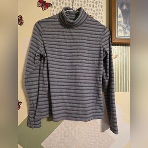 Vintage Y2K | Stripe Turtleneck
